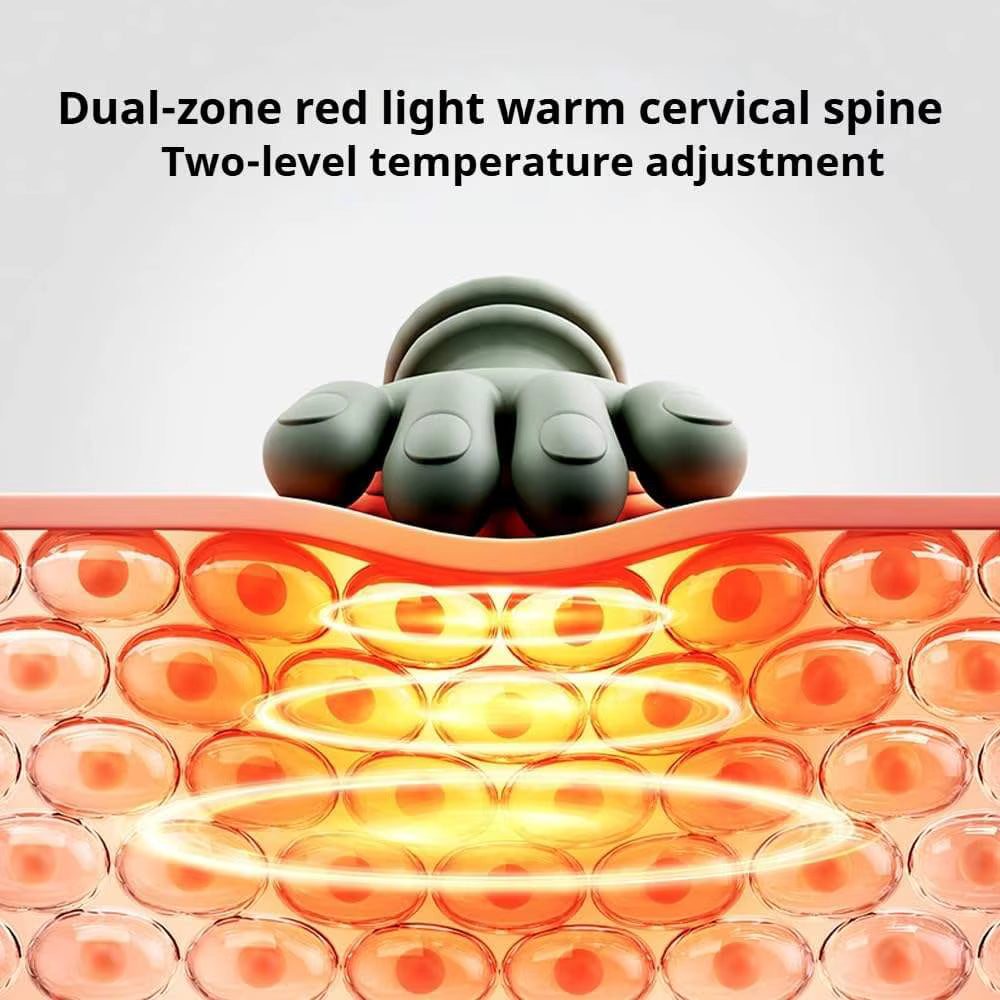 Electric Neck & Shoulder Massager with Heat | Rechargeable Type-C